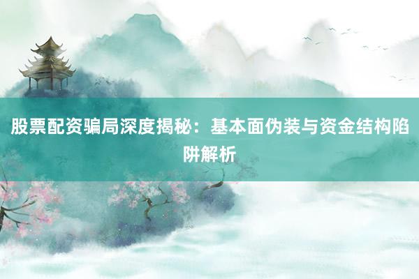 股票配资骗局深度揭秘：基本面伪装与资金结构陷阱解析