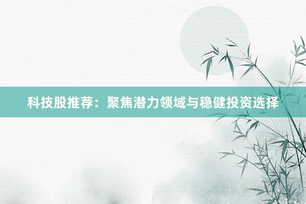 科技股推荐：聚焦潜力领域与稳健投资选择